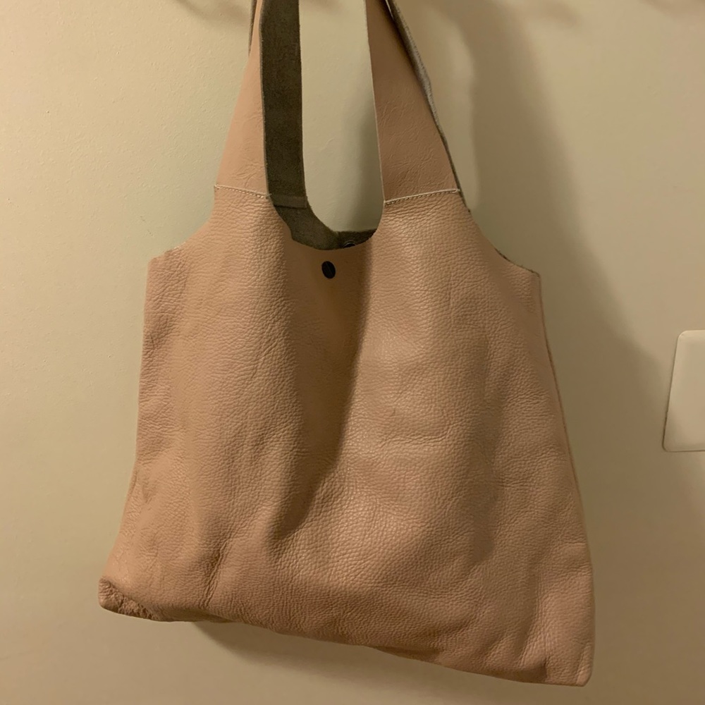 Pulicate Leather Tote Bag